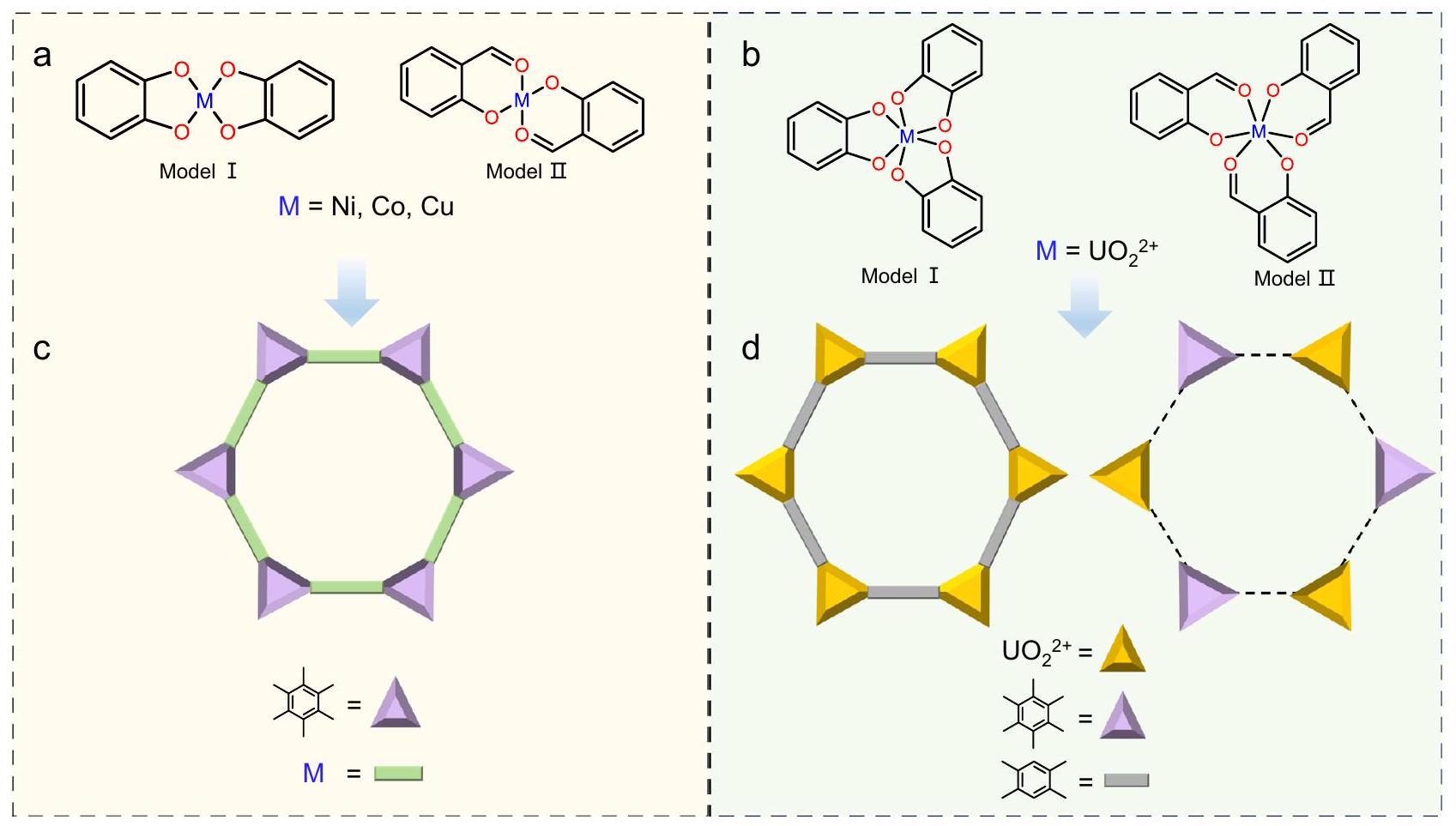 فصل اليورانيوم الفائق الانتقائية من خلال التكوين في الموقع لإطار اليورانيوم العضوي المترافق π-f ثنائي الأبعاد Ultra-selective uranium separation by in-situ formation of π-f conjugated 2D uranium-organic framework