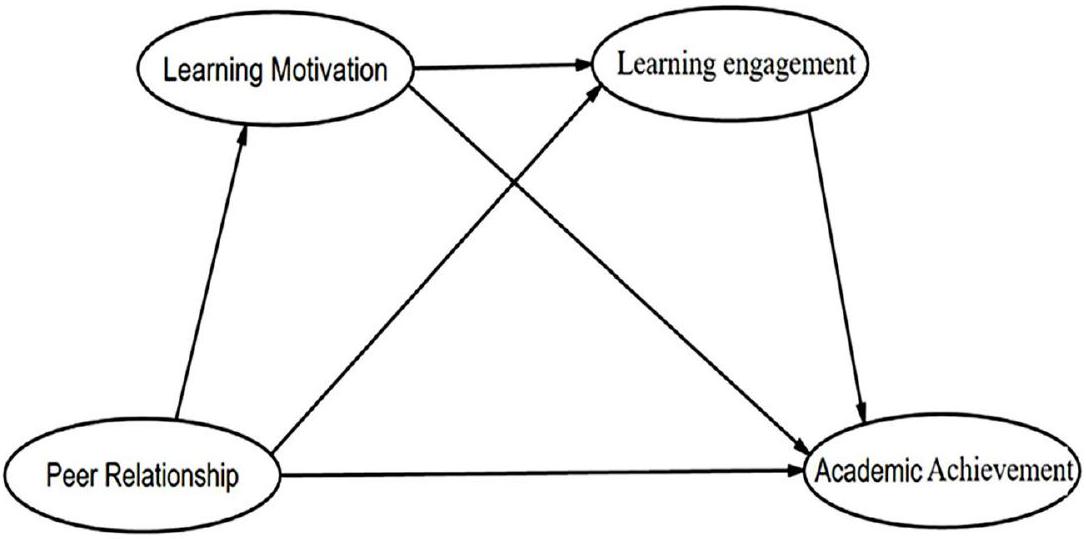 كيف تؤثر علاقات الأقران على التحصيل الأكاديمي بين طلاب المرحلة المتوسطة: الأدوار الوسيطة لسلسلة الدافع التعليمي والانخراط في التعلم How peer relationships affect academic achievement among junior high school students: The chain mediating roles of learning motivation and learning engagement